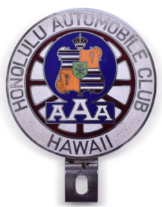 2023-10-15 21_27_48-Aaa Honolulu Automobile Club Enameled Badge _ License Plate Topper – Sep 22, 202
